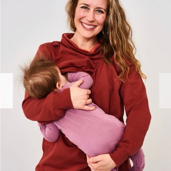 Latched Mama Nursing & Baby Wearing Sweater - Picture 4 of 11